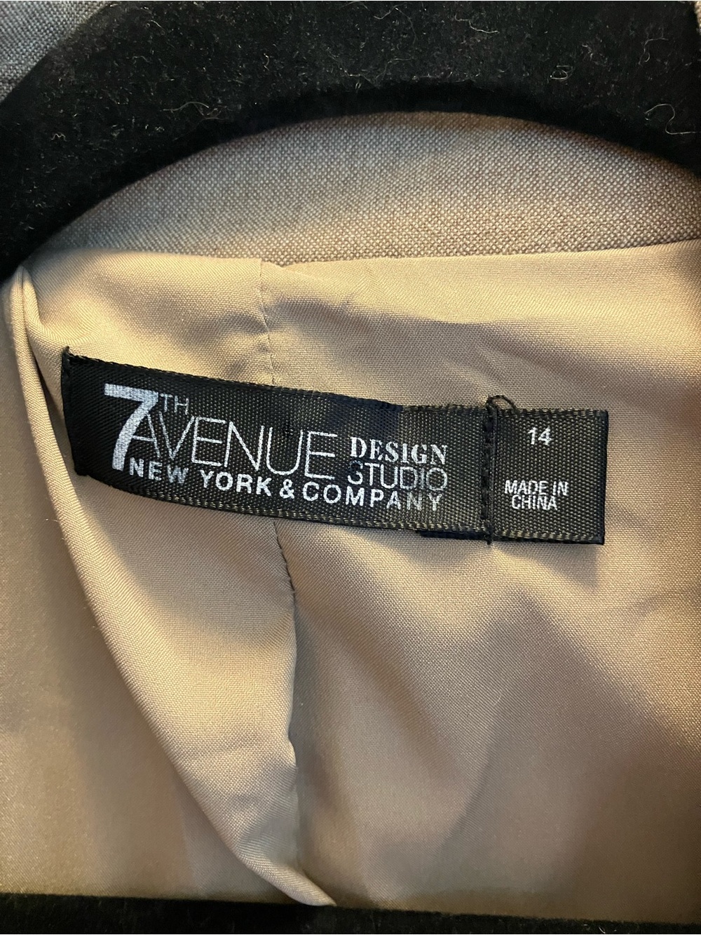 New York & Company Tan Two-Piece Pantsuit - Picture 7 of 8